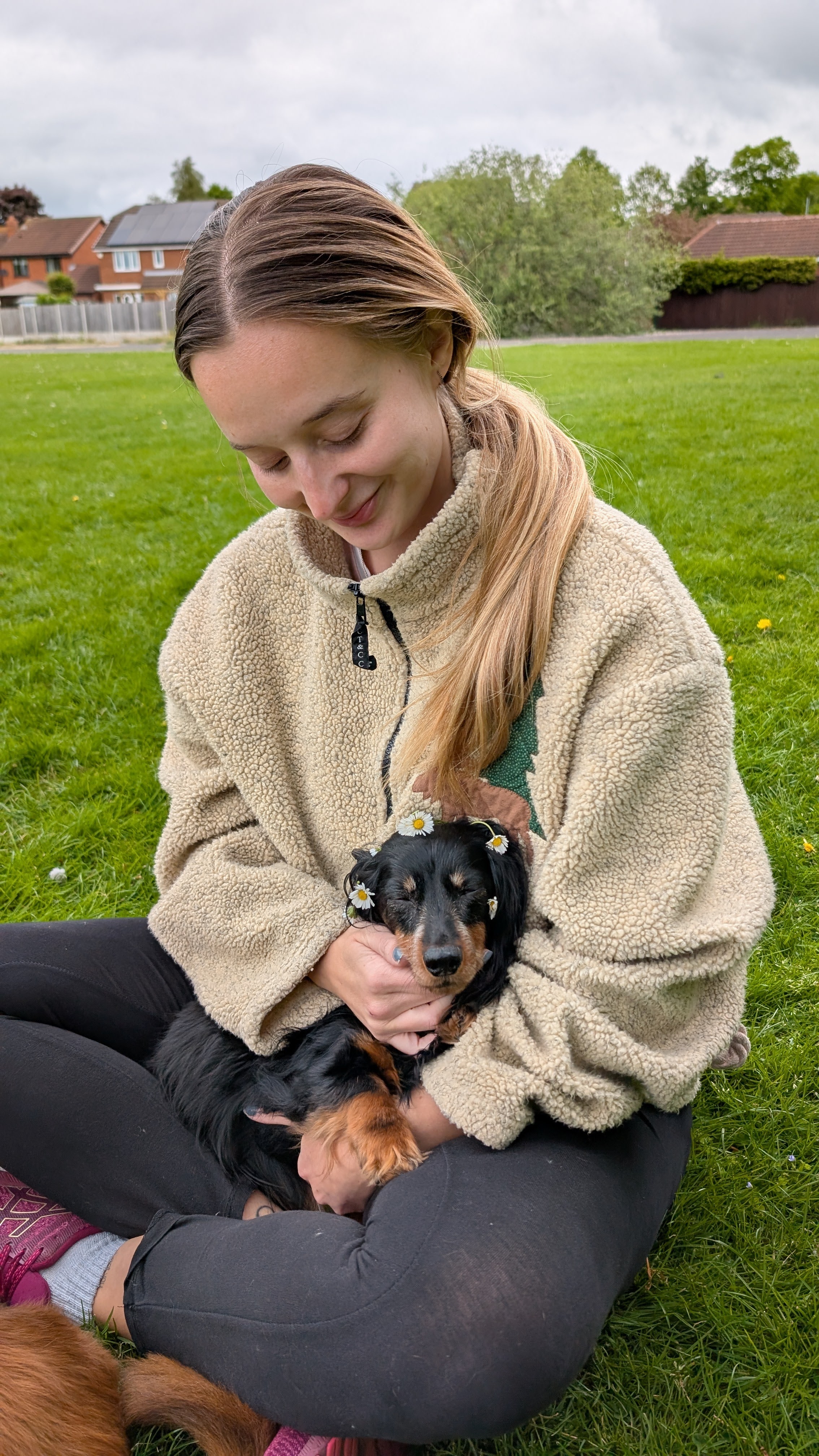 Grief, guidance, and a little black & tan dog: A personal chapter from Tarot and Tea with Jo